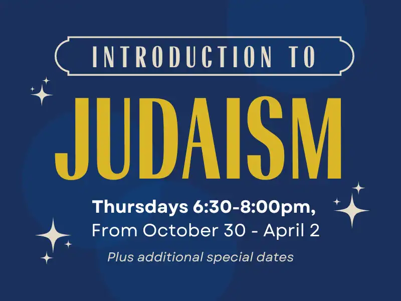 Temple Israel Intro to Judaism Graphic