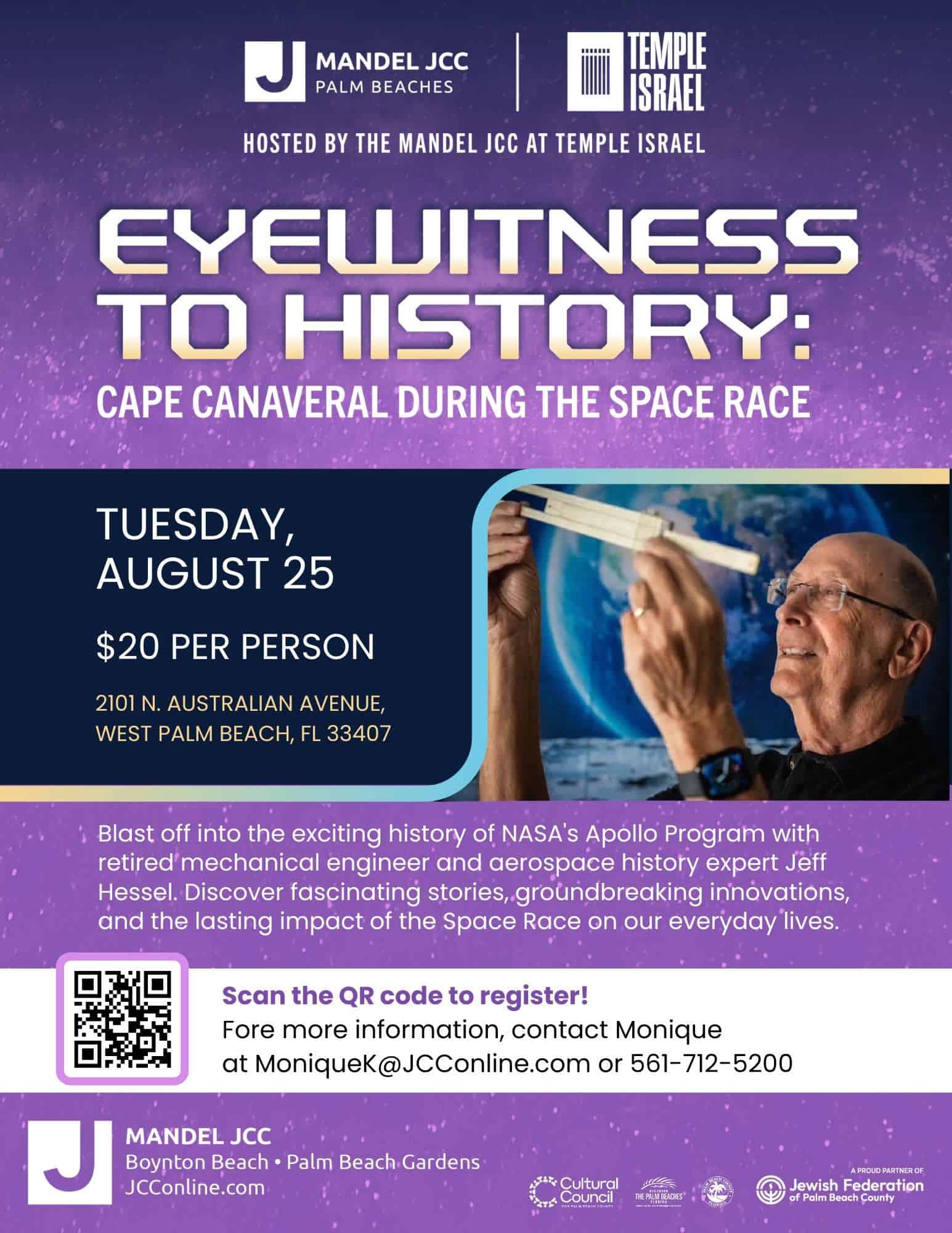 Jeffrey Hessel presents Eyewitness to History: Cape Canaveral During the Space Race